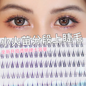鱼小丫•小火苗分段五排上睫毛假睫毛自然真细梗泰式 太阳花小恶魔