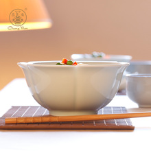 景德镇正品影青瓷吃饭碗昌南官方旗舰店高温陶瓷釉下彩家用米饭碗