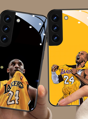 科比kobe适用三星s25ultra手机壳NBA周边s24篮球note20ultra玻璃s23小众a54湖人s22个性10套s21黑曼巴s8男s9+