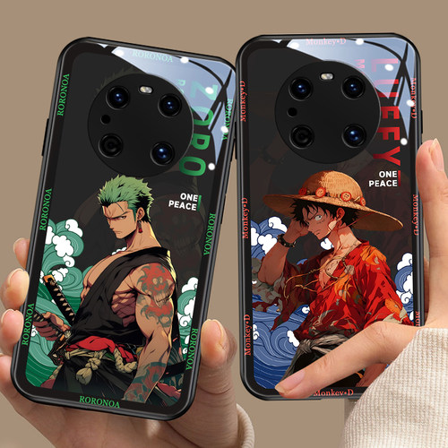 路飞索隆艾斯玻璃动漫手机壳
