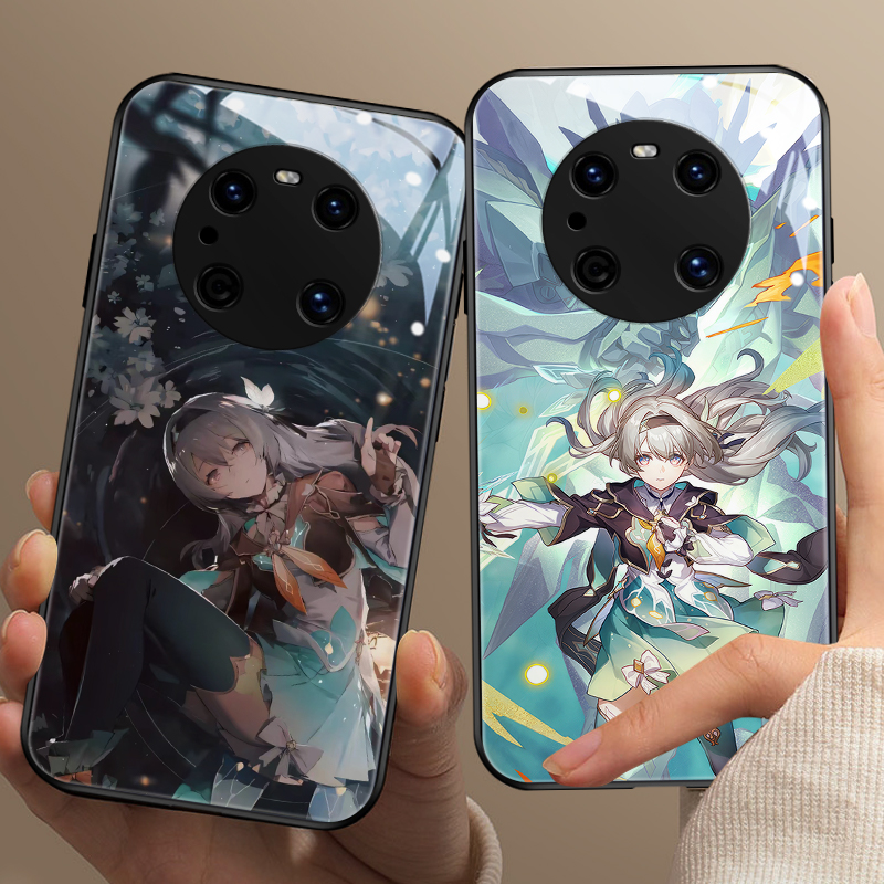 流萤华为周边玻璃手机壳