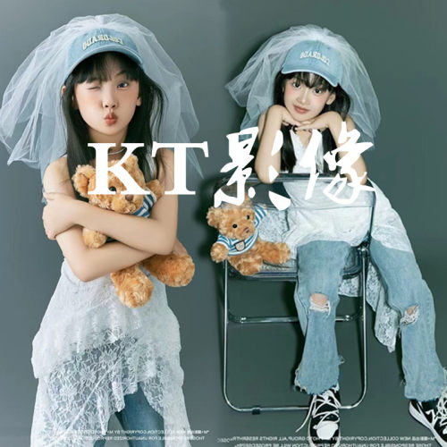 女童模特主题摩登造型儿童演出服