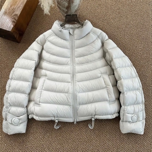 立领设计感超好看白鸭绒羽绒服女装2025冬季韩系流行时尚洋气上衣