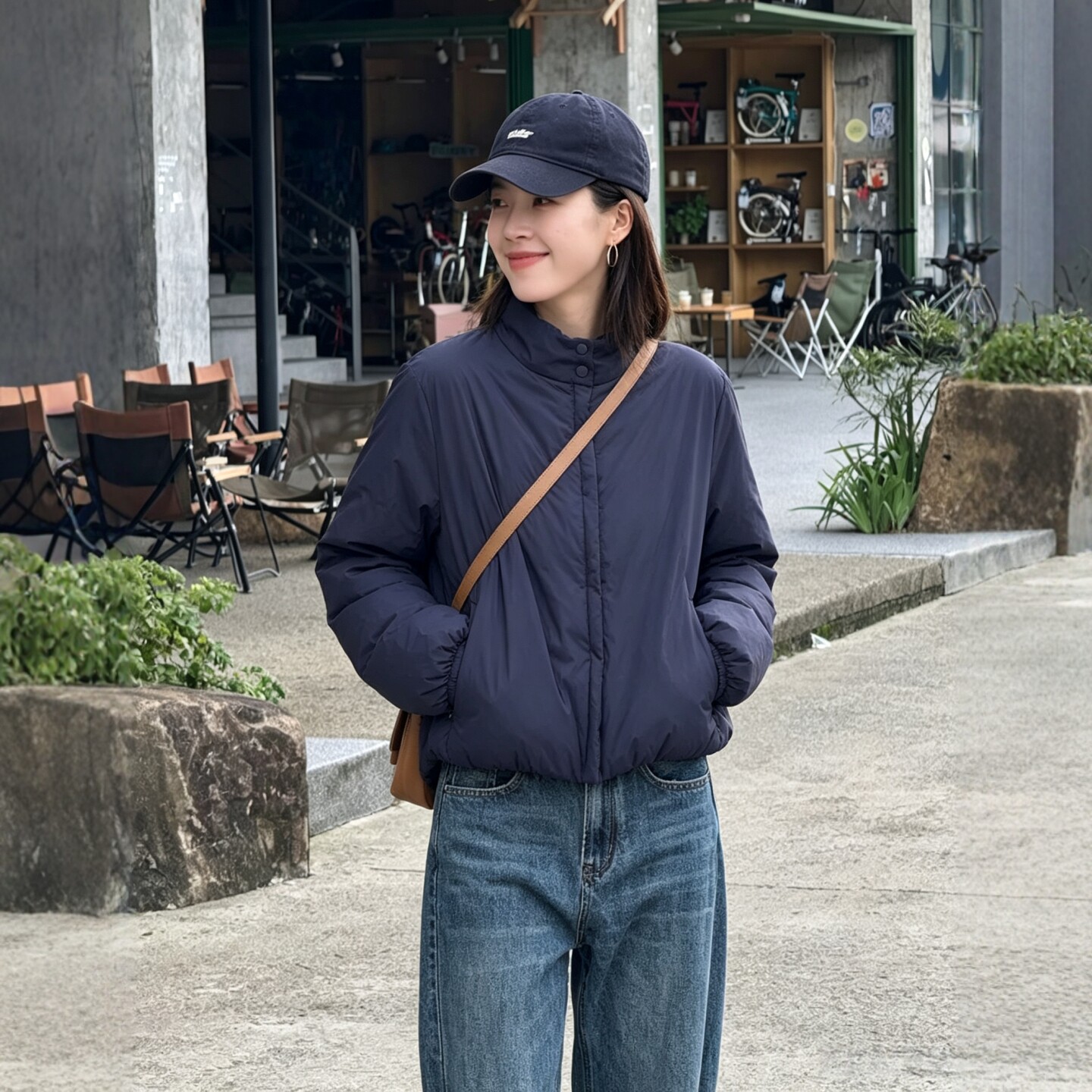 韩系立领短款高级感棉服短外套女2026秋冬小个子时尚加厚保暖上衣