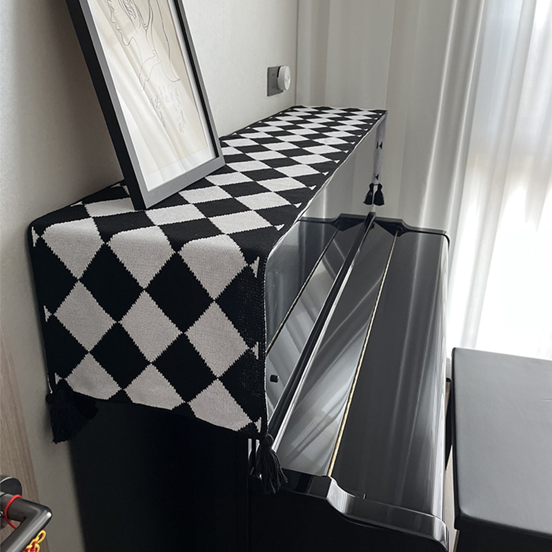 轻奢钢琴罩现代简约盖布防尘罩