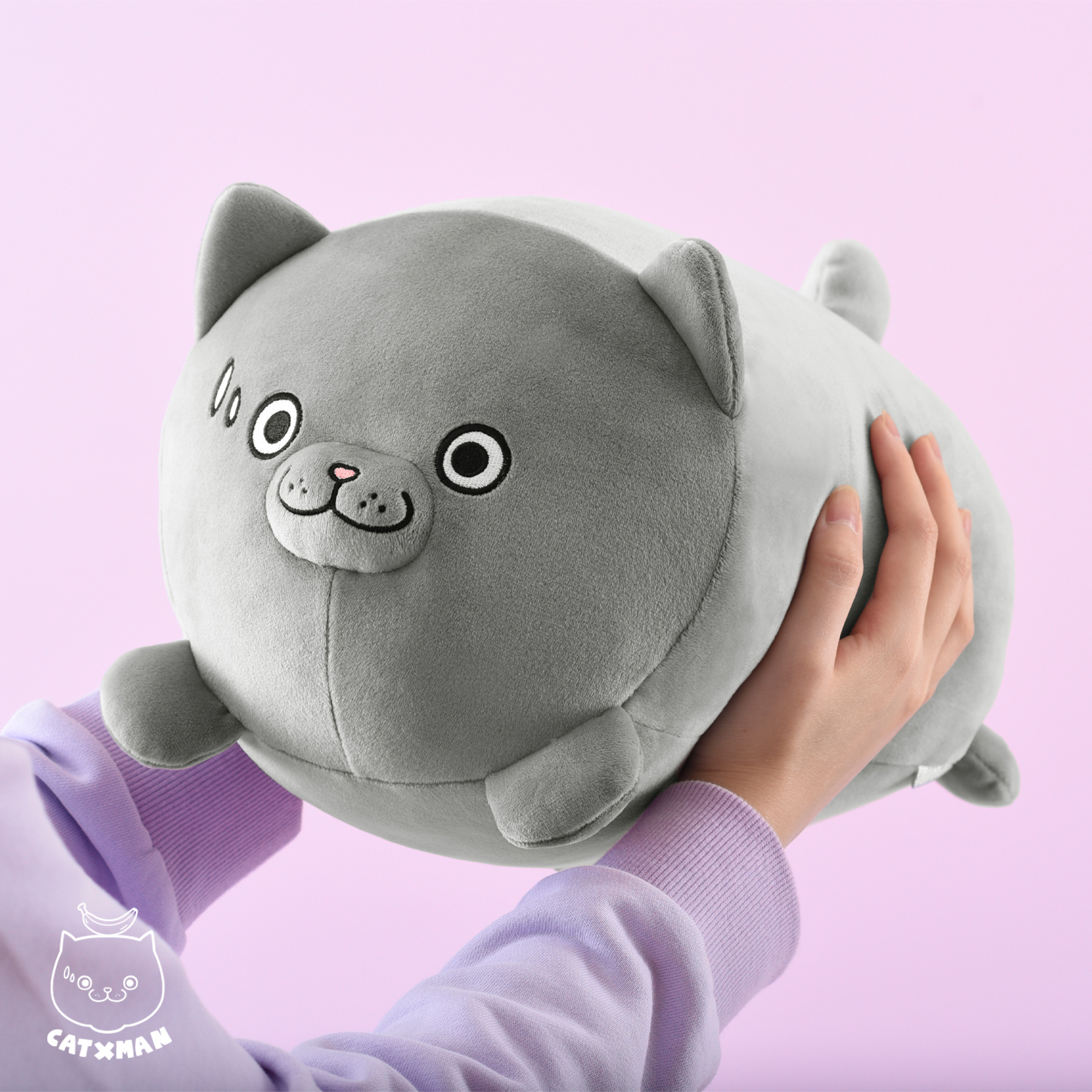 CATXMAN周柏豪 PLUSH DOLL IN CYLINDER WAY猫星侠造型毛绒公仔