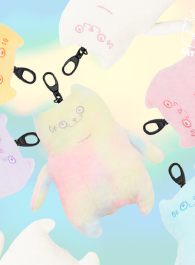 CATXMAN 周柏豪 DOLLY CARD CASE 彩色公仔挂饰可伸缩卡包