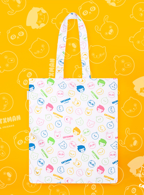CATXMAN 周柏豪 MULTIPLE PRINTS 猫星侠印花猫猫图案 休闲手提包