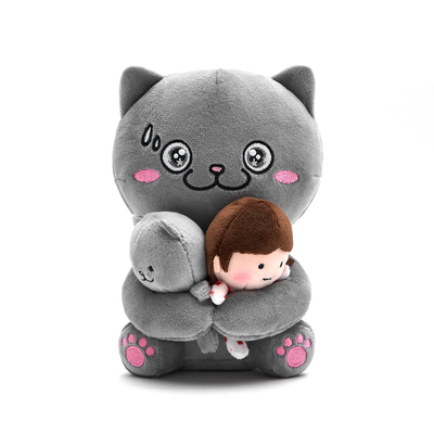 CATXMAN 周柏豪 猫星侠双手磁吸手抱yaya毛绒公仔