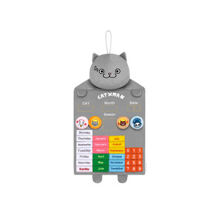 CALENDAR CATXMAN 周柏豪 DAILY 饰日历摆件 可拆卸喵星侠装