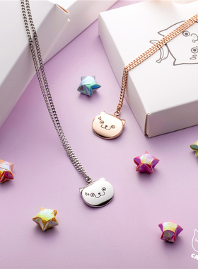 CATXMAN 周柏豪 FACE PENDANT WITH NECKLACE 猫星侠多色笑脸项链