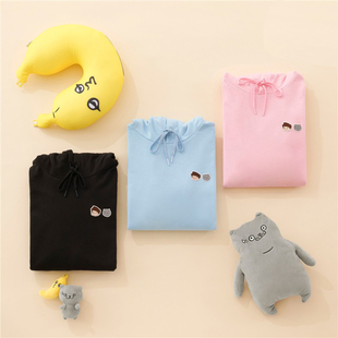 猫星侠刺绣套头连帽三色情侣卫衣 BUDDY CATXMAN 周柏豪