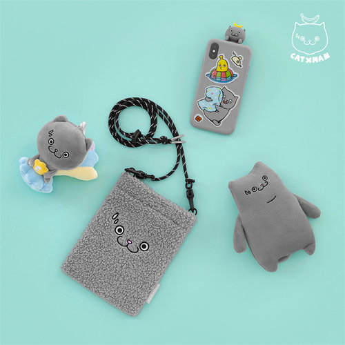 CATXMAN周柏豪猫星侠斜跨小包