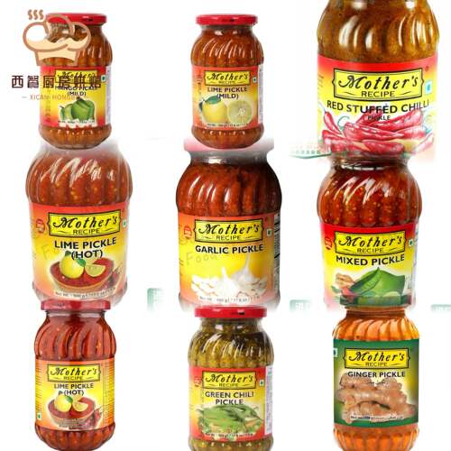 印度什锦泡菜500g MIXED PICKLE 辣绿辣椒泡菜 蒜香泡菜食品