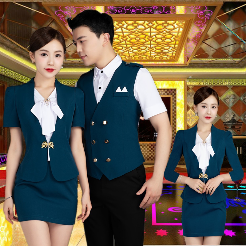 夜场dj包房公主服ktv服务员工作服酒吧少爷工装足浴技师春夏套装图片