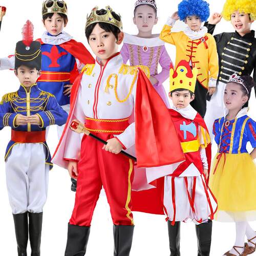 王子侍卫大臣国王皇帝新装表演出衣服睡美人白雪公主裙欧式骑士