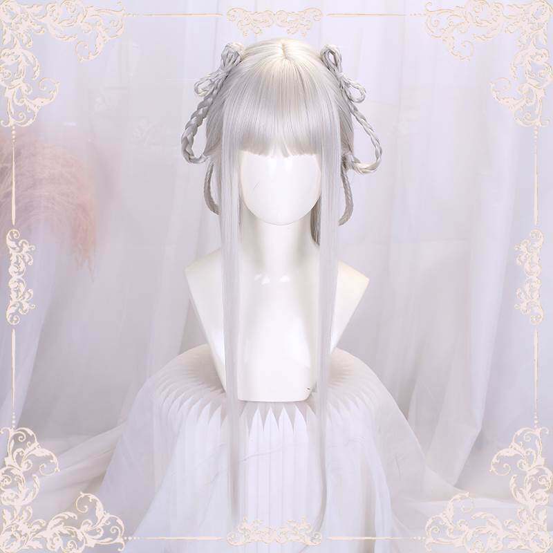 汉服假发女长发古装古风一体式全头套编发造型古代整顶中华风假发