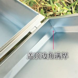 定做五金工具箱不锈钢304手提式加厚型电工工具盒大号家用收纳盒