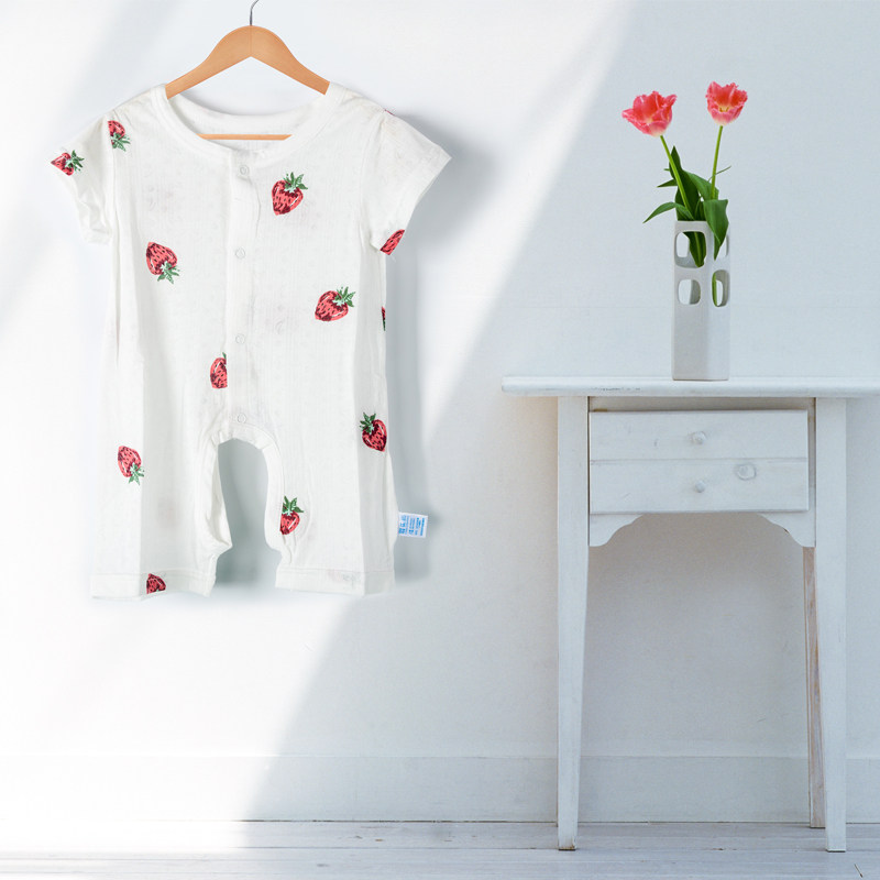 嬰兒衣服短袖連體衣寶寶薄款夏季爬服新生兒竹纖維超薄夏裝哈衣在類目 童裝/嬰兒裝/親子裝, 連身衣/爬服/哈衣中 - 來自Buy2taobao.com提供專業的淘寶代購服務