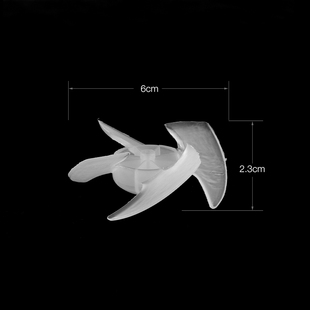 加厚电吹风风叶扇叶四片叶子直流电机风叶买一发四