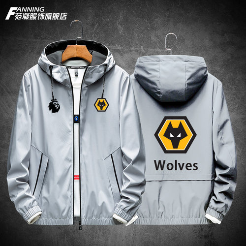 狼队足球俱乐部球迷英超卫衣周边
