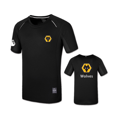 狼队足球俱乐部英超速干短袖t