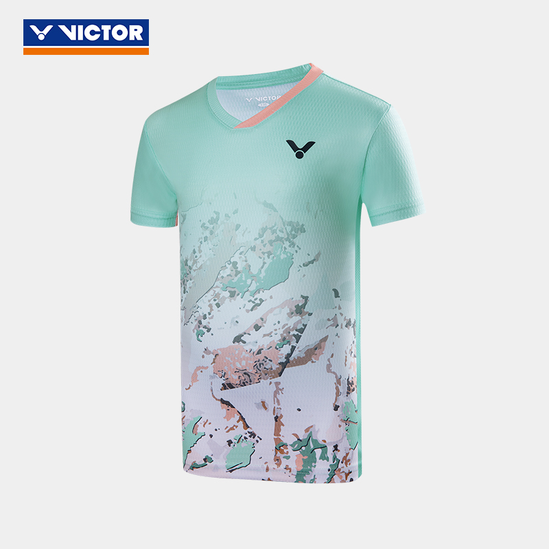 VICTOR/威克多羽毛球服青少系列针织儿童T恤 T-42019