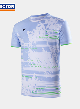 VICTOR/威克多比赛系列针织运动T恤省队比赛服 T-41013