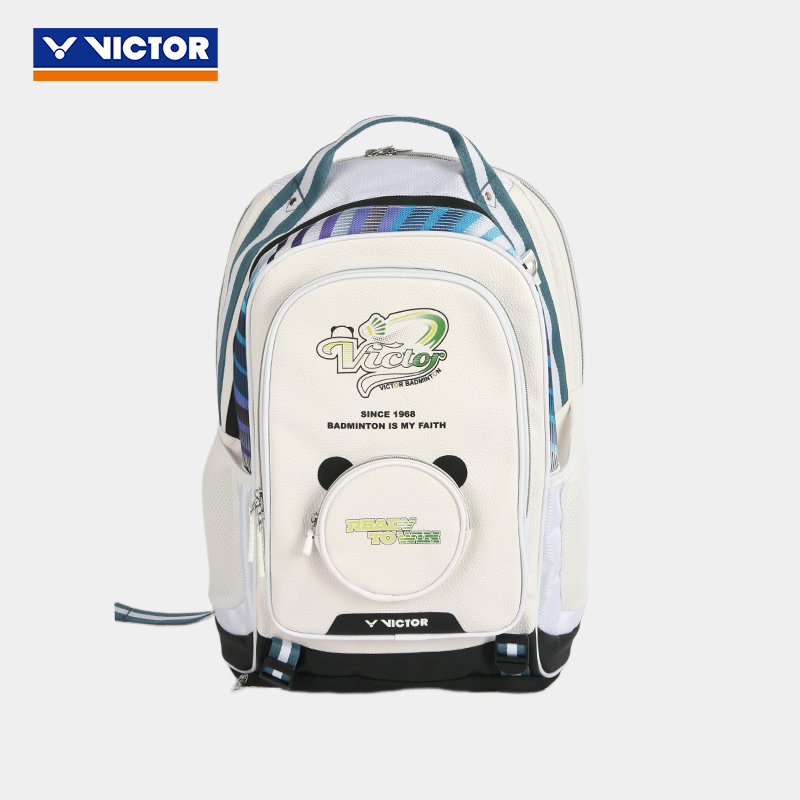 威克多双肩羽毛球包熊猫限定款