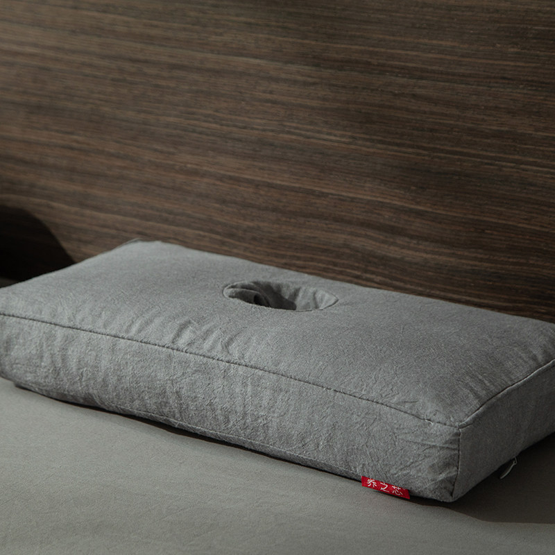 单孔护耳枕单人荞麦壳花草保健漏耳养耳洞侧睡不压耳镂空枕头全棉,床上用品,枕头/枕芯,淘宝优惠券,粉丝福利购,淘宝优惠卷