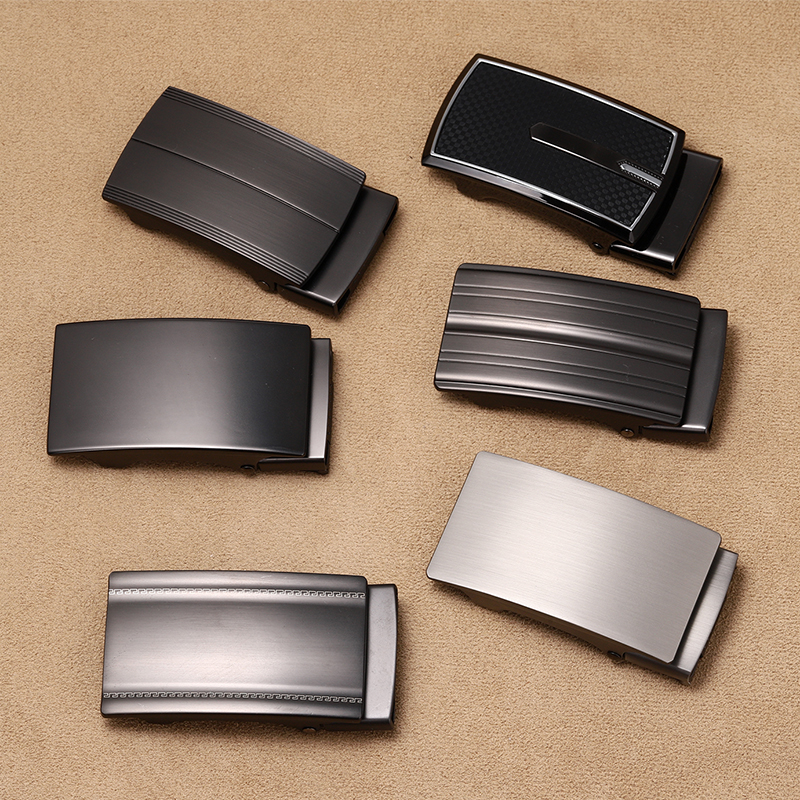 合金扣头无牙自动扣无孔无卡槽