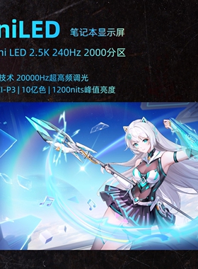 华硕天选系列miniled屏幕 ROG星云屏 ACR抗反射 NE160QDM-NM8