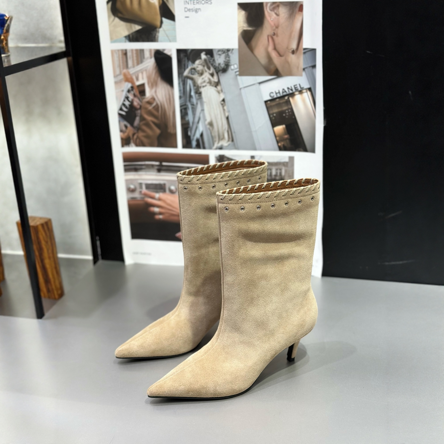 欧货IDO女靴新秋款时髦气质短靴