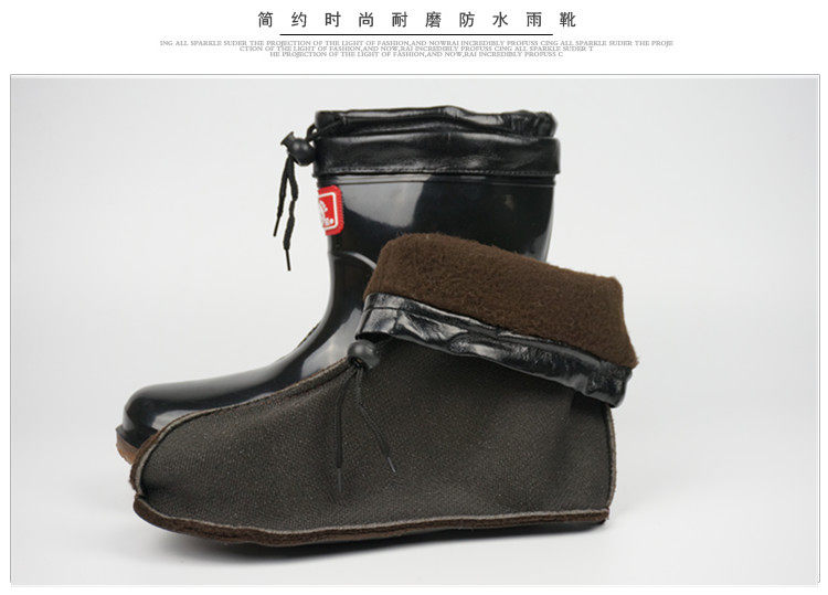 Chaussures - bottes caoutchouc homme DOUBLE STAR - semelle tendon - Ref 964534 Image 4