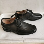 库存处理01内卫皮凉鞋 上线底 方头系带低帮夏镂空透气皮鞋 男式 老款