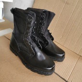 清货库存老式 靴子 战靴真皮靴子男透气户外越野登山靴战术靴工装