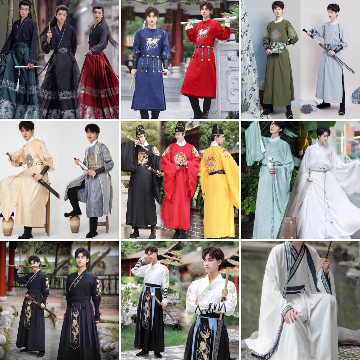 出租伴郎服中式婚礼礼服汉服全套