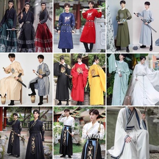 出租伴郎服中式婚礼礼服汉服全套兄弟装唐宋明制飞鱼服古装男租赁