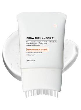 跨境头发生长精华自带刷按摩护发Growturn Hair Growth Serum