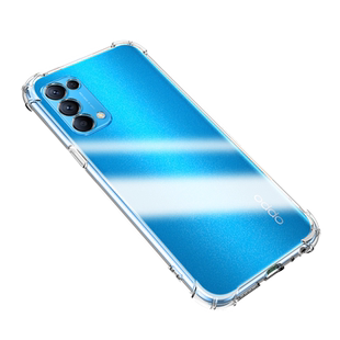 以诺适用opporeno5手机壳硅胶软opporeno5Pro透明防摔保护套女男款Reno5K气囊镜头全包新款5G全包软壳Reno5