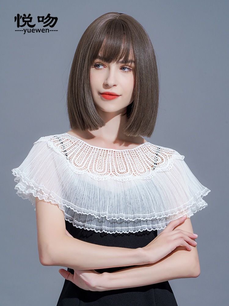 网纱女上衣披肩夏季配裙子罩衫外套2024新款蕾丝衫洋气小衫防晒衫