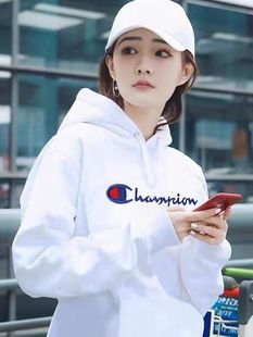 胖mm加绒加厚外套上衣 宽松大码 连帽卫衣女韩版 刺绣加绒2023年新款