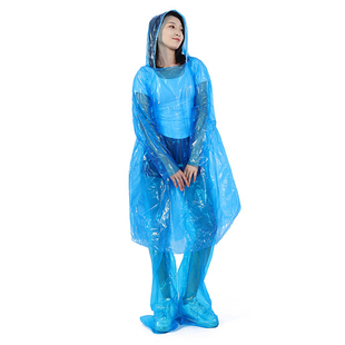 包邮 包脚漂流成人儿童全身护防雨防尘便携 雨裤 一次性雨衣分体套装