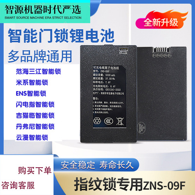 ENS密码指纹锁人脸识别充电电池聚合物锂离子家用智能锁原装