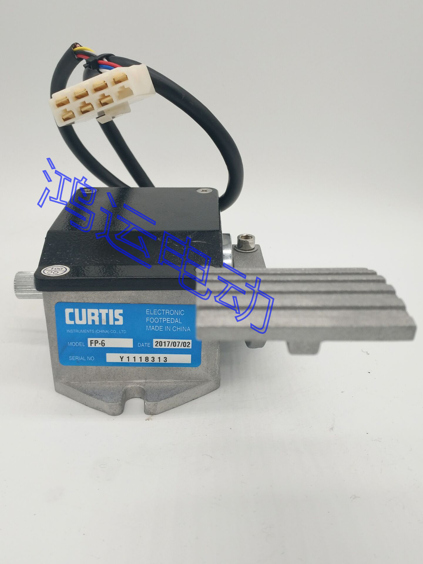 HELI 合力电动叉车加速器八芯七线白色插头油门踏板CURTIS FP-6
