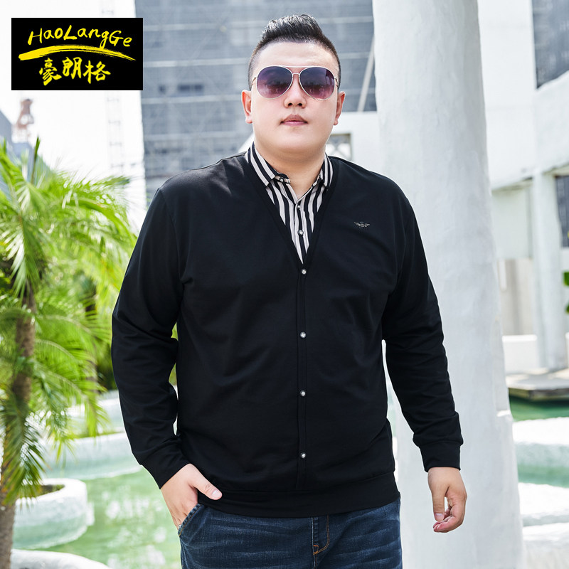 大码男装上衣加肥加大胖子宽松假两件卫衣加绒长袖t恤秋冬款加厚,男装,卫衣,淘宝优惠券,粉丝福利购,淘宝优惠卷