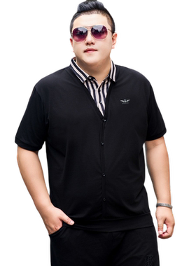 豪朗格短袖休闲大码T恤
