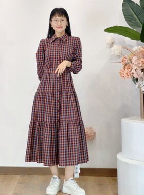 可路莎251144A田园风连衣裙
