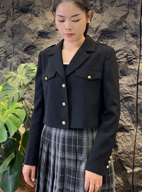 可路莎专柜241149春秋新款时尚英伦风短西服女气质百搭休闲外套
