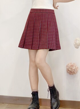 Cr.lu/可路莎短裙百褶裙